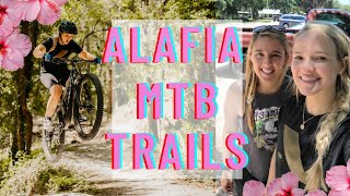 Two Girls and a camera | Alafia Mountain Bike Park- my first time hitting a jump!