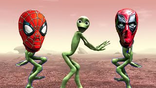 Spiderman vs Deadpool vs Dame tu Cosita dance Cover (MUSIC COVER)