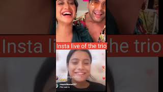 This trio masti on #instalive #shivangijoshi #kushaltondon #barsaatein #sheetaljoshi #kushiv #viral