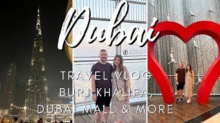 Dubai Travel Vlog 2023 🌴☀️ Pool day, Dubai Mall, Burj Khalifa, Dubai Aquarium & Fountain Show!