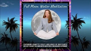 FEB 24 Full Moon Meditation & Collective Consciousness Experiment ~ Jeanette Sealy & Plant Music