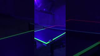 Glow in the dark table tennis #pingpong