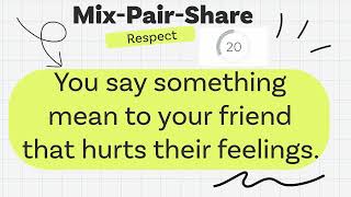 Mix Pair Share Respect