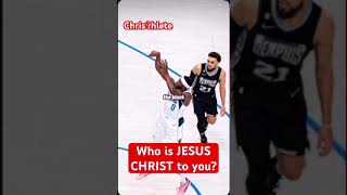 Who’s JESUS CHRIST to you? #fyp #jesus #god #love #nba #denvernuggets #holiday #gospel #basketball