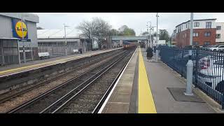 455708 and 455901 pass Ashford for London Waterloo