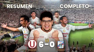 UNIVERSITARIO 6-0 MANUCCI | GOLEADA MONUMENTAL | RESUMEN | Desde las tribunas 💛❤