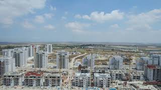 aerial shot of new neighbourhood at netivot israe 2022 08 03 05 15 34 utc