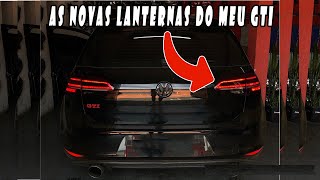 TROQUEI AS LANTERAS DO MEU GOLF GTI PELAS DO GTI MK7.5 FULL LED! FICOU ANIMAL [PROJECT GTI #19]