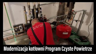 KOCIOŁ NA PELLET, SAS BIO COMPACT PLUS 12 kW, SPRZĘGŁO HYDRAULICZNE, GRUPY POMPOWE, MODERNIZACJA