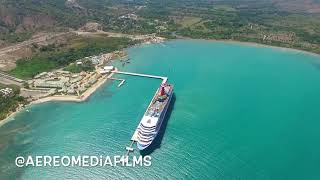 Carnival Victory primer crucero en llegar a Maimón, Puerto Plata  Amber Cove