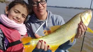 Pesca en RECONQUISTA - Sta. Fe con el Guía Andrés de Dorado Aglers