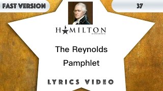 37 episode: Hamilton - The Reynolds Pamphlet [Music Lyrics] - 3x faster