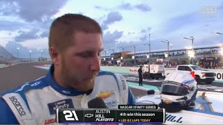 AUSTIN HILL WINNING INTERVIEW - 2024 AMEX CREDIT CARD 300 - 2024 NASCAR XFINITY SERIES