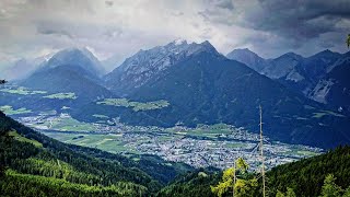 Thru Hiking the Via Alpina Red Trail Stage R40 Kellerjoch Hutte to Schwaz 15.7km Tirol Austria Italy