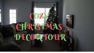 CHRISTMAS DECOR HAUL AND TOUR//COZY MINIMAL DECORATIONS