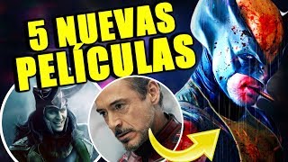 5 NUEVAS PELICULAS NUEVAS en el UCM, Iron Man regresa y Loki en su versión Mujer