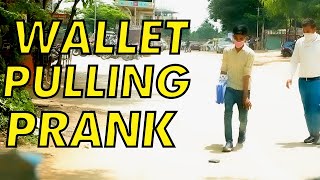 Wallet pulling prank in india l Funny Reactions lBSK PRANKS