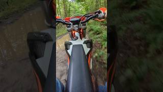 Riding a KTM 250excf #ktm #enduro #woods