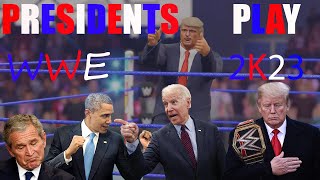 The Presidents Have A Royal Rumble Match! (WWE 2K23)