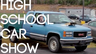 What a High School Car Show looks like...