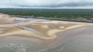 Plage de Palmyre a marée basse   HD 1080p