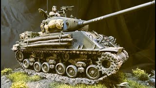 Let's Paint a Figure, Apply Mud, and Weather an M4A3E8 "Easy 8" Fury Sherman w/Interior (RFM 1/35)