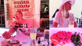 Сицилия Таормина. Ресторан Ristorante Pizzeria Gambero Rosso