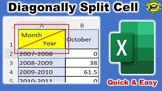 How to Split Cells Diagonally in Excel [Quick & Easy]