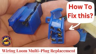 Motorcycle Wiring Loom Repair HOW TO Honda Hornet