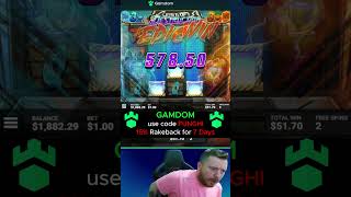 HOW I WON on Fist of Destruction #shorts #casino #gambling