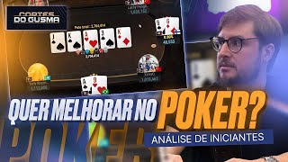 Analisando torneios de POKER no MODO EASY I Jesus perdoa mas o Gusma não