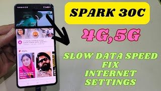 Tecno Spark 30c 5G Daul Sim Internet Settings