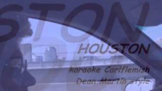 Going Back To Houston - Dean Martin style - karaoke Carl Flemish