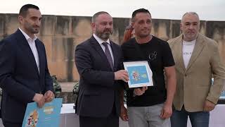 Minister Owen Bonnici attends for the prize distribution related to Carnival 2023.