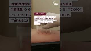 Prick-Test e Patch Test📌 Estes são os testes alérgicos realizados no CRA! #patchtest #pricktest