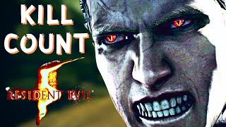 Chris Redfield is a Murderous PSYCHOPATH | KILL COUNT (KDR) Resident Evil 5