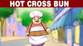 Animated Nursery Rhymes | Hot Cross Bun  | Left Right Left | Quixot Kids