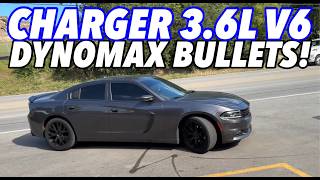 2019 Dodge Charger 3.6L V6 Exhaust Sound w/ Dynomax Race Bullets!