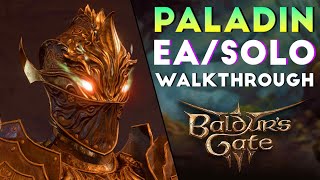 Baldurs Gate 3 Paladin Full Gameplay Walkthrough (Early Access Solo)