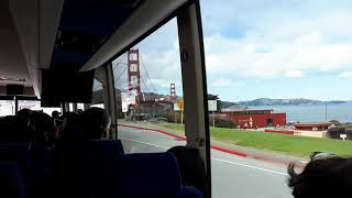 Bus ride SF golden gate bridge, may15.2018