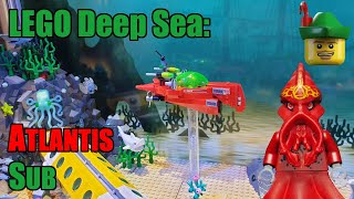 LEGO Deep Sea - Seabed Scavenger Conversion - Atlantis Sub MOC 8059 🔱🦈🤿🏹