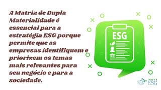 Matriz de Dupla Materialidade: Integrando à Estratégia Empresarial