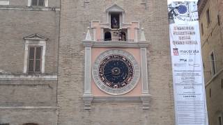 Macerata - Primo carosello dell'orologio - Old Planetary Clock w/ Animated Figures