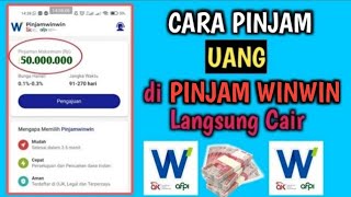 Cara Pinjam Uang di Pinjam Winwin Terbaru | Cara Daftar Aplikasi Pinjam Winwin Pinjaman online ✅