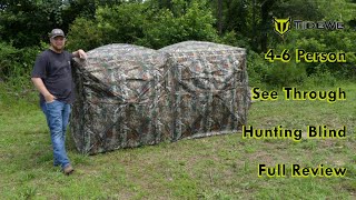 TIdeWe 4-6 Person Hunting Blind | Full Review