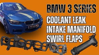 Bmw 320d e90 2011 intake manifold flap problem and oil filter housing leaking fixed