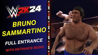 Bruno Sammartino WWE 2K24 ENTRANCE #WWE2K24 Bruno Sammartino ENTRANCE THEME | WWE 2K24 all entrances