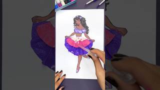 Creative painting technique 💖💜 #shorts #painting #art #diy #craft #artist #crafts #creative #draw