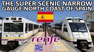 СУПЕР ЖИВОПИСНАЯ УЗКОКОЛЕЯ СЕВЕРНОГО ПОБЕРЕЖЬЯ ИСПАНИИ / ОБЗОР RENFE FEVE