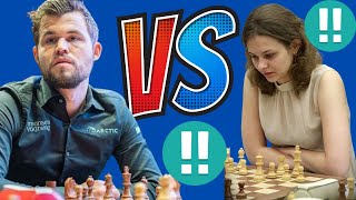 Perfect chess game 11, Magnus Carlsen vs Anna Muzychuk